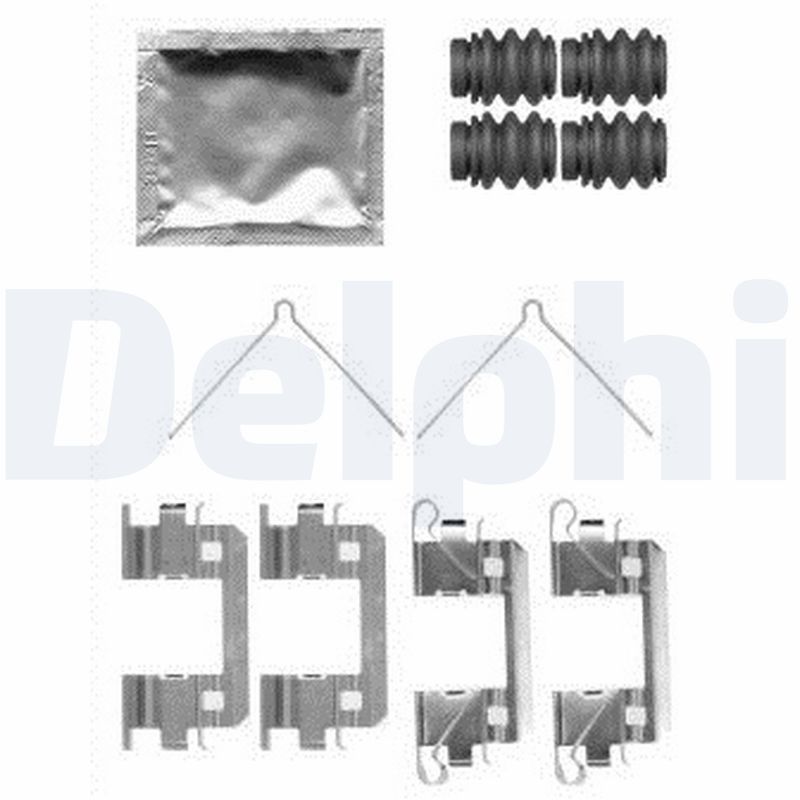 DELPHI LX0568 Accessory Kit, disc brake pad