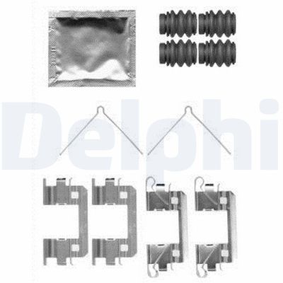 Accessory Kit, disc brake pad DELPHI LX0568