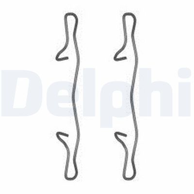 Accessory Kit, disc brake pad DELPHI LX0571