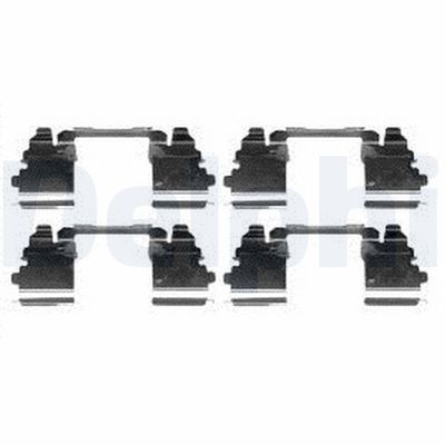 Accessory Kit, disc brake pad DELPHI LX0572