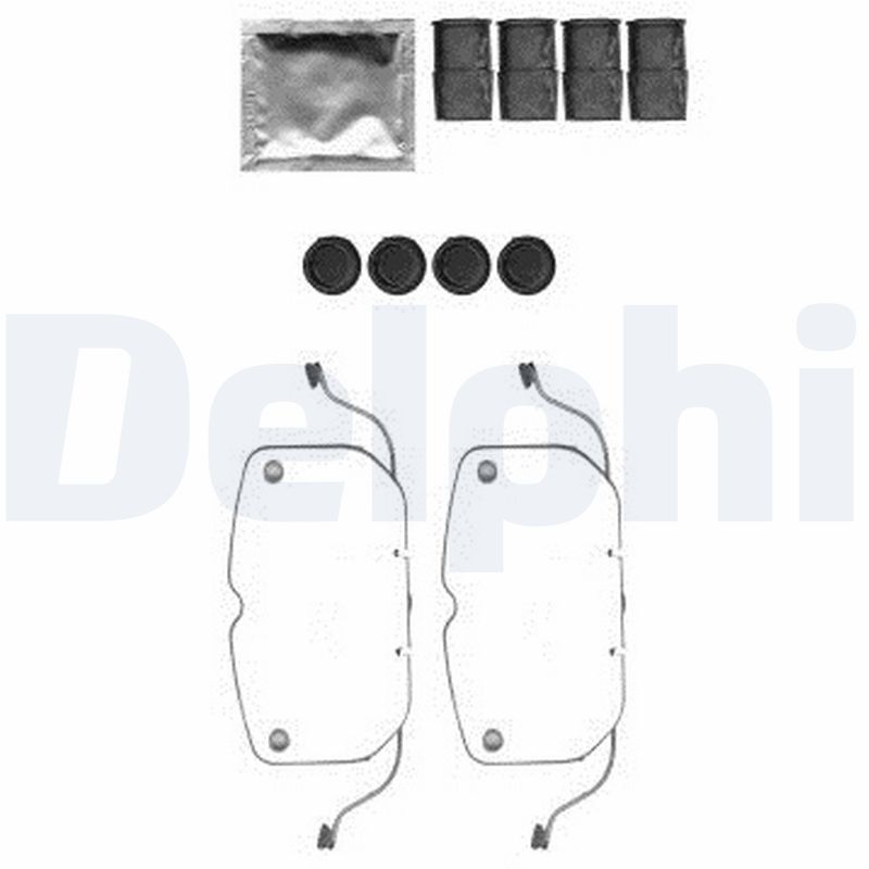 DELPHI LX0574 Accessory Kit, disc brake pad
