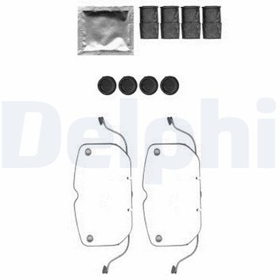 Accessory Kit, disc brake pad DELPHI LX0574