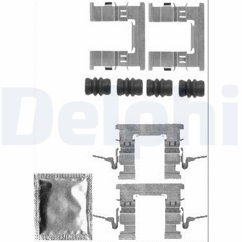 DELPHI LX0579 Accessory Kit, disc brake pad