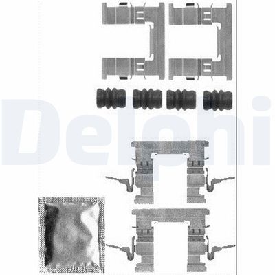 Accessory Kit, disc brake pad DELPHI LX0579