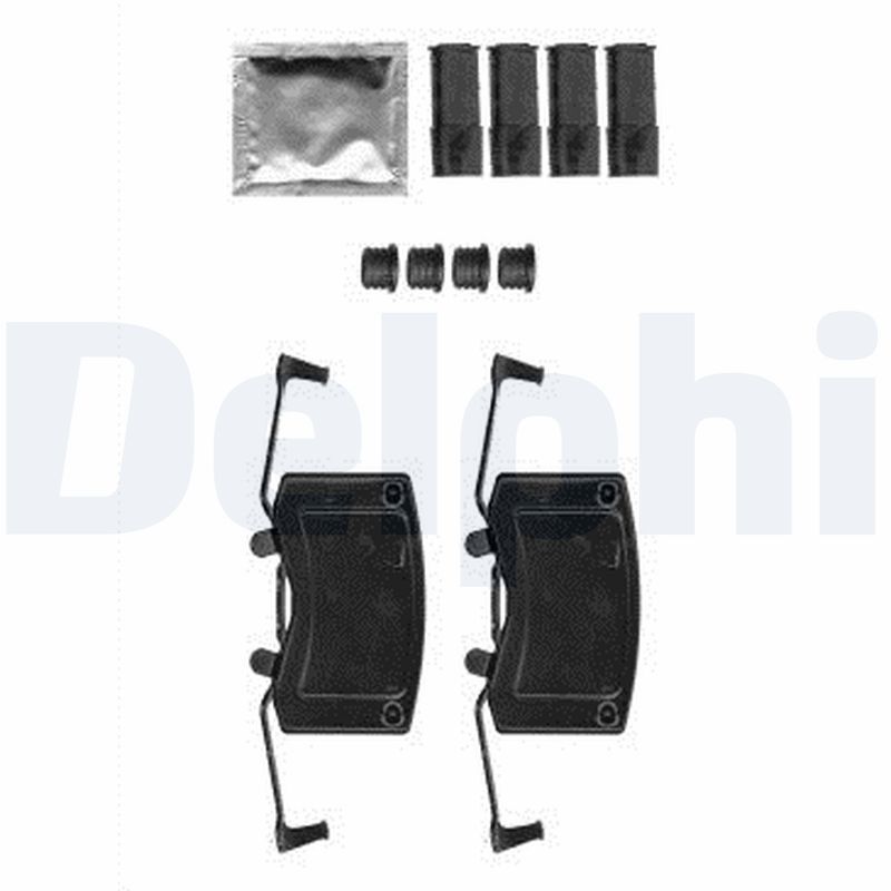 DELPHI LX0582 Accessory Kit, disc brake pad