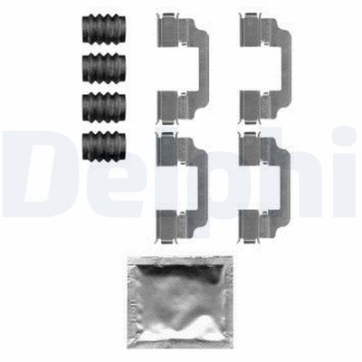 Accessory Kit, disc brake pad DELPHI LX0584