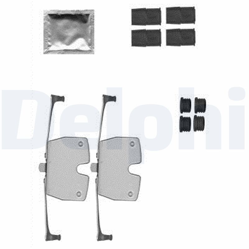 DELPHI LX0587 Accessory Kit, disc brake pad