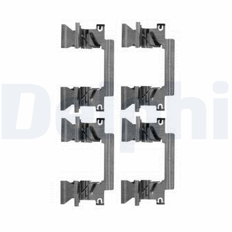 DELPHI LX0590 Accessory Kit, disc brake pad
