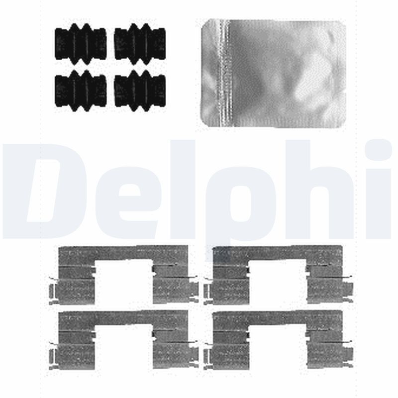 DELPHI LX0592 Accessory Kit, disc brake pad