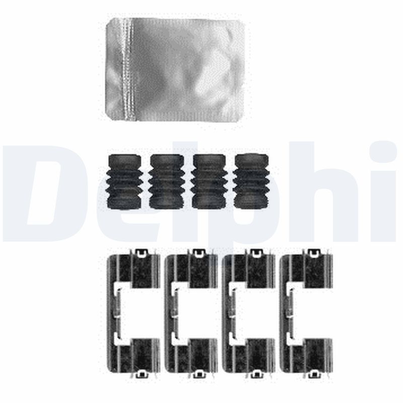 DELPHI LX0594 Accessory Kit, disc brake pad