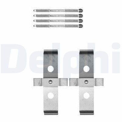 Accessory Kit, disc brake pad DELPHI LX0595