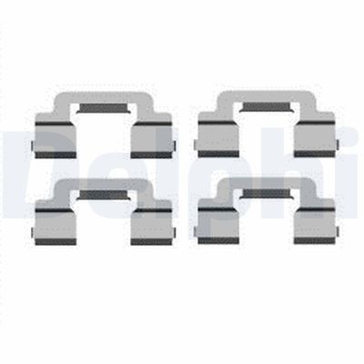 Accessory Kit, disc brake pad DELPHI LX0597