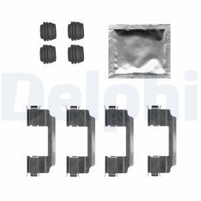 DELPHI LX0600 Accessory Kit, disc brake pad