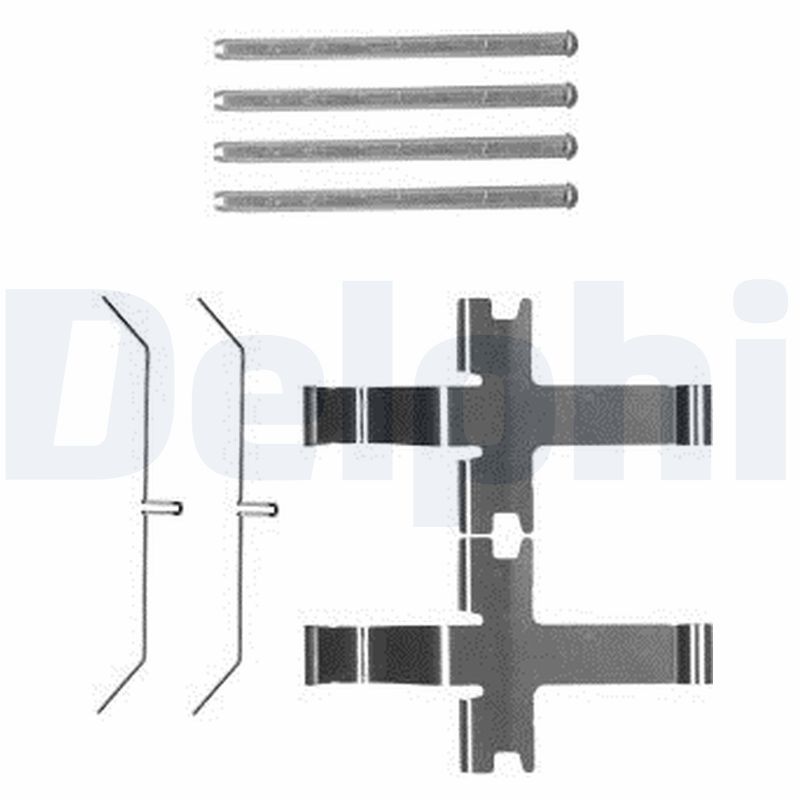 DELPHI LX0601 Accessory Kit, disc brake pad