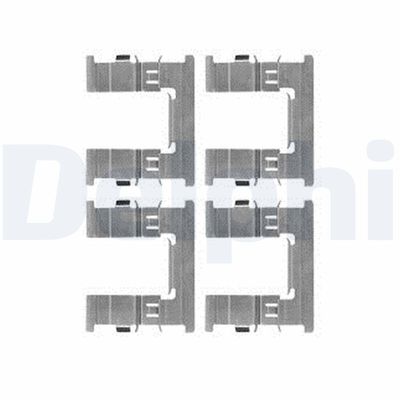 Accessory Kit, disc brake pad DELPHI LX0607