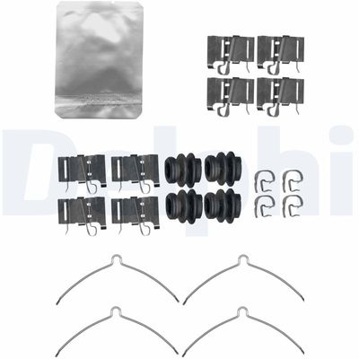 Accessory Kit, disc brake pad DELPHI LX0609