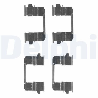Accessory Kit, disc brake pad DELPHI LX0618