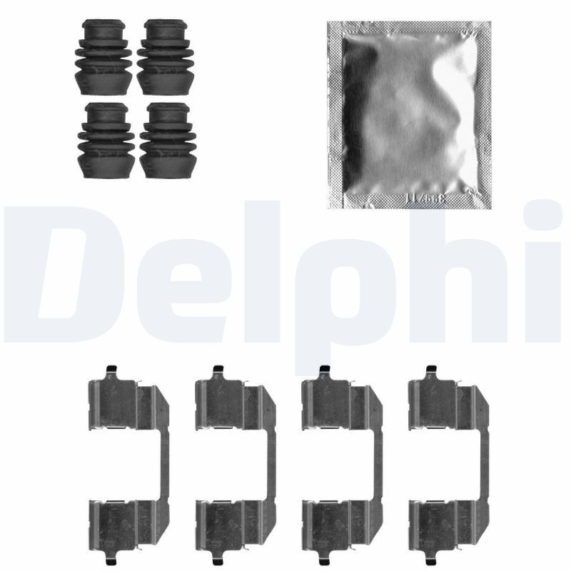 DELPHI LX0621 Accessory Kit, disc brake pad