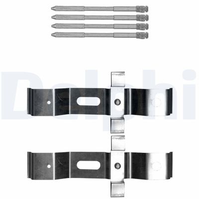 Accessory Kit, disc brake pad DELPHI LX0628