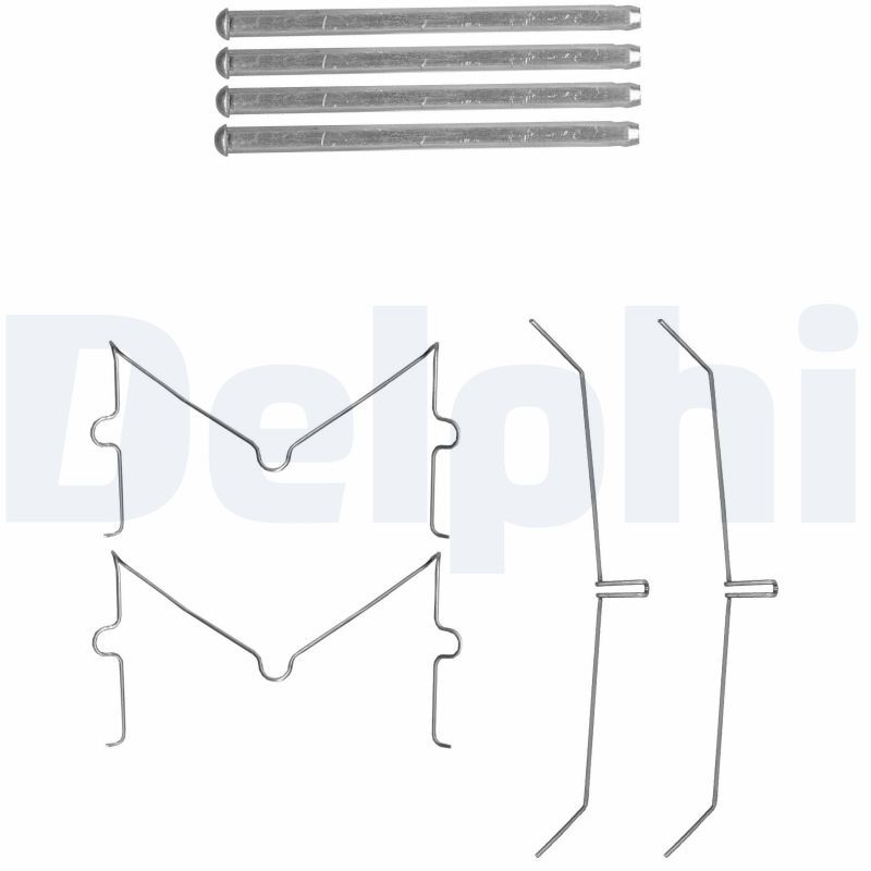 DELPHI LX0637 Accessory Kit, disc brake pad