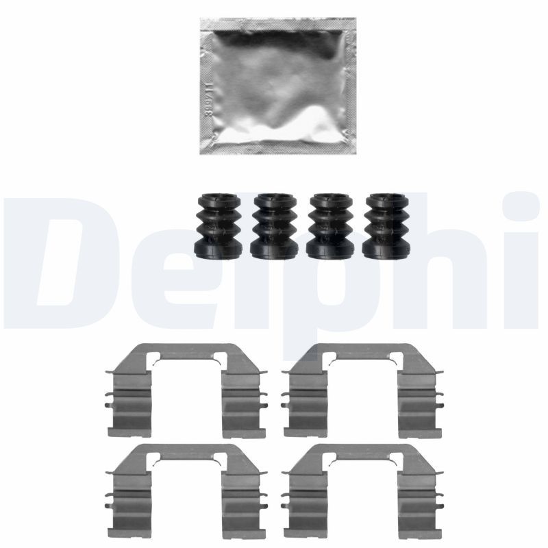 DELPHI LX0644 Accessory Kit, disc brake pad