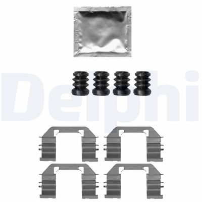 Accessory Kit, disc brake pad DELPHI LX0644