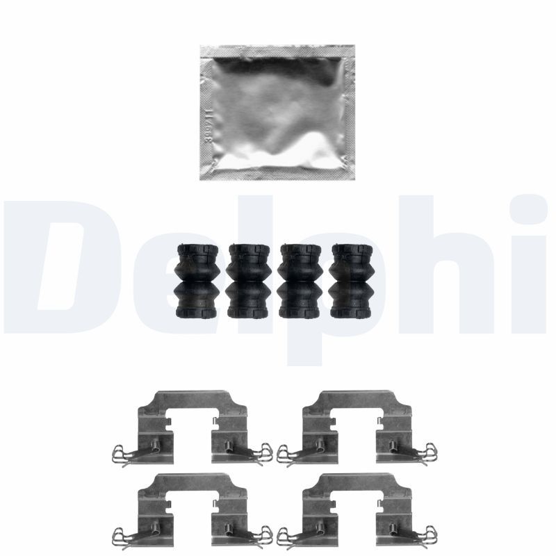 DELPHI LX0650 Accessory Kit, disc brake pad