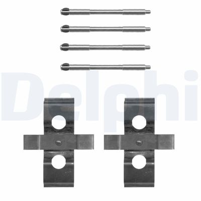 Accessory Kit, disc brake pad DELPHI LX0652
