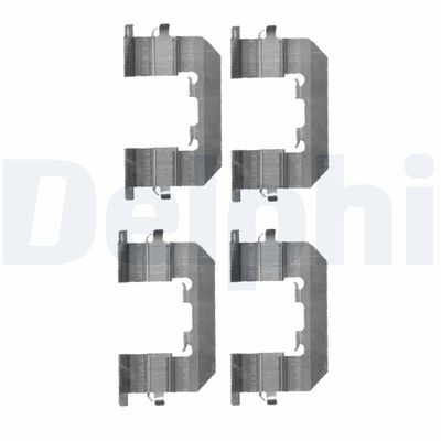 Accessory Kit, disc brake pad DELPHI LX0653