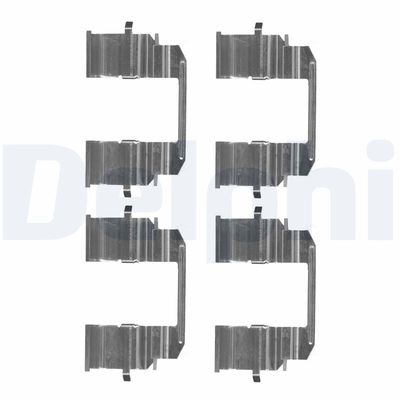 Accessory Kit, disc brake pad DELPHI LX0654