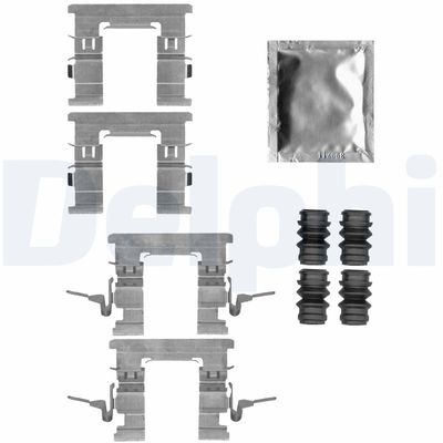 Accessory Kit, disc brake pad DELPHI LX0655
