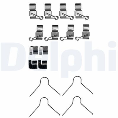 Accessory Kit, disc brake pad DELPHI LX0656