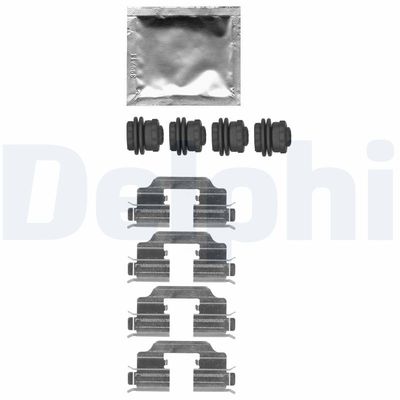 Accessory Kit, disc brake pad DELPHI LX0665