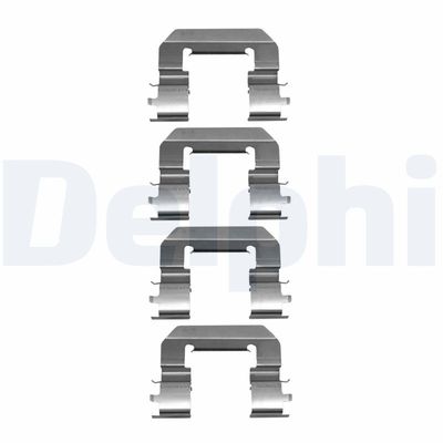 Accessory Kit, disc brake pad DELPHI LX0667