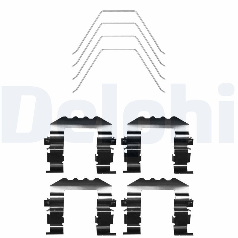 DELPHI LX0670 Accessory Kit, disc brake pad