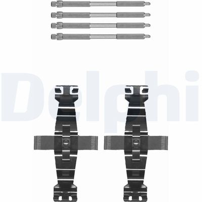 Accessory Kit, disc brake pad DELPHI LX0674