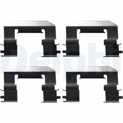 Accessory Kit, disc brake pad DELPHI LX0675
