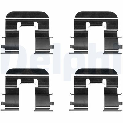 Accessory Kit, disc brake pad DELPHI LX0676