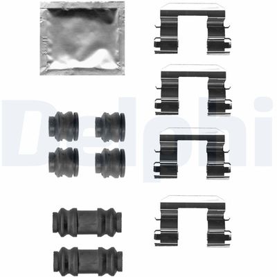 Accessory Kit, disc brake pad DELPHI LX0680