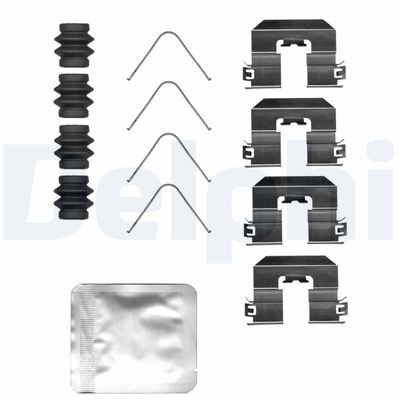 Accessory Kit, disc brake pad DELPHI LX0685