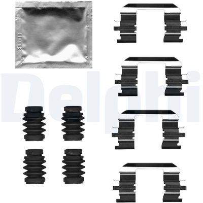 Accessory Kit, disc brake pad DELPHI LX0686