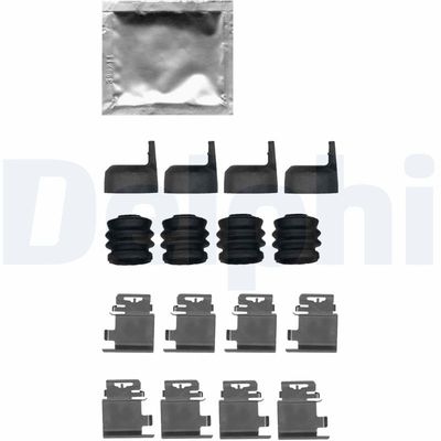 Accessory Kit, disc brake pad DELPHI LX0687