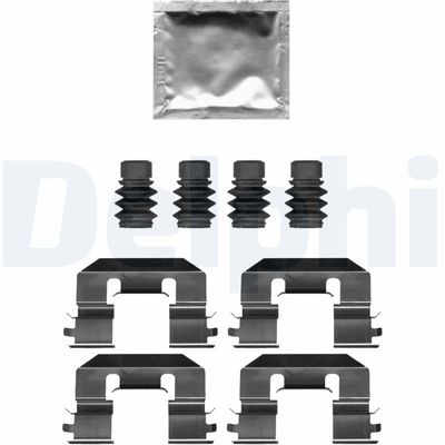 Accessory Kit, disc brake pad DELPHI LX0689