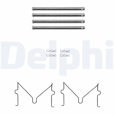 Accessory Kit, disc brake pad DELPHI LX0691