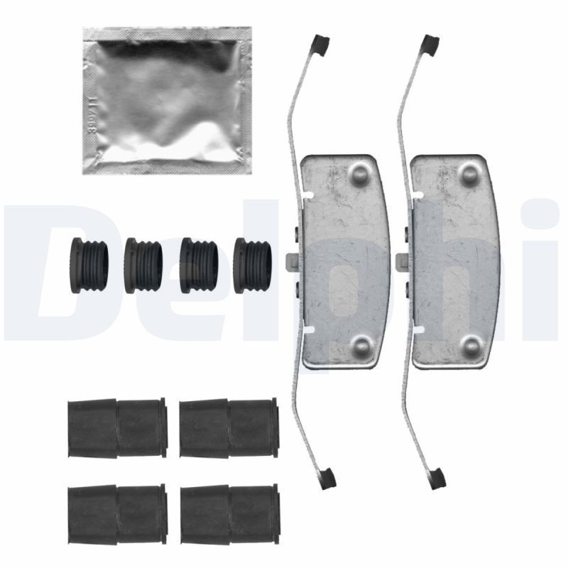 DELPHI LX0700 Accessory Kit, disc brake pad