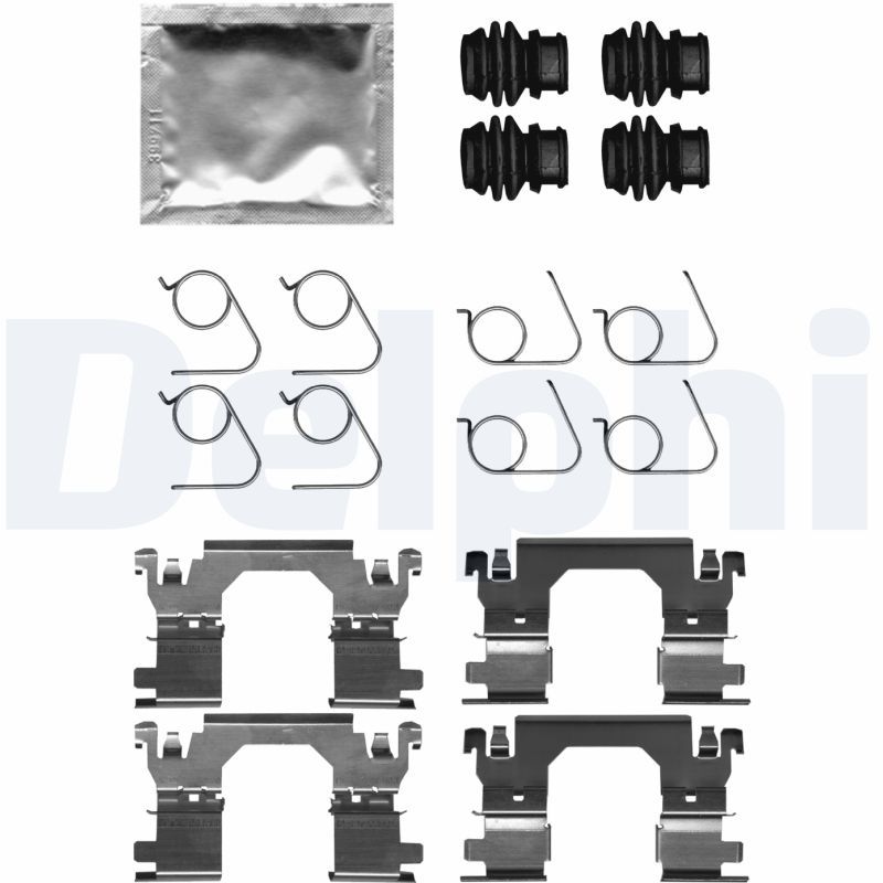 DELPHI LX0701 Accessory Kit, disc brake pad