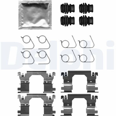 Accessory Kit, disc brake pad DELPHI LX0701