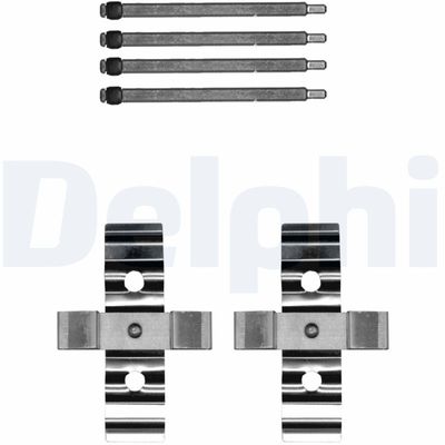 Accessory Kit, disc brake pad DELPHI LX0702