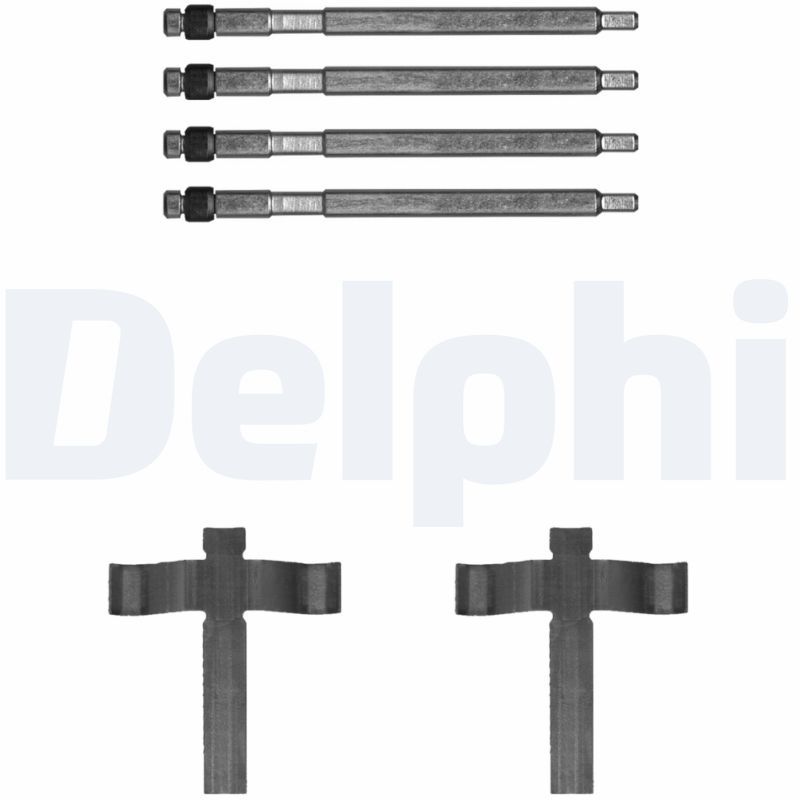 DELPHI LX0707 Accessory Kit, disc brake pad