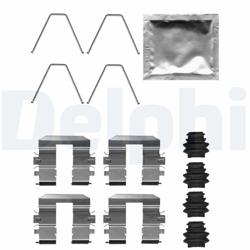 DELPHI LX0708 Accessory Kit, disc brake pad